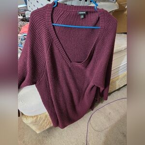 Torrid Burgundy Sweater